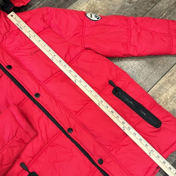 NWOT BearPaw Men's Durham Winter Puffer Coat Red Size S - Picture 5 of 12